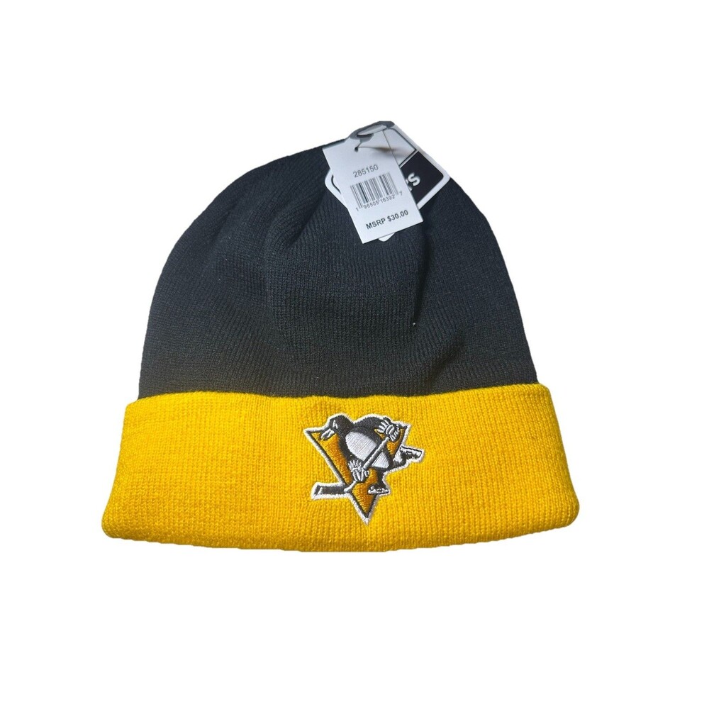 Pittsburgh Penguins NHL Ice Hockey Cuff Winter Beanie Sports Hat Ski Cap NWT